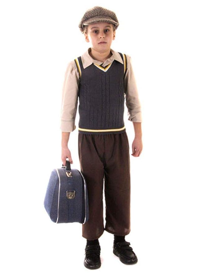 FANCY DRESS CHILD EVACUEE BOY MEDIUM 79 YRS Amazon.co.uk Toys & Games