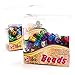Silike Dread lock Beads (100Pcs/Lot) Hair Rings Adjustable Hair Braid Cuff Clip (Colorful)