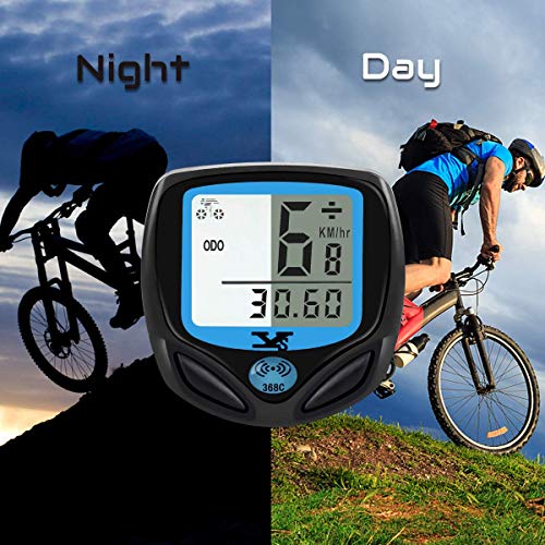 DINOKA Bike Speedometer Waterproof Wireless Bicycle Computer Bike Computer and Cycling Odometer