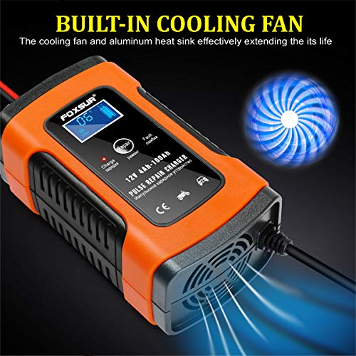 YONHAN Car Battery Charger Maintainer 5 Amp 12V Battery Chargers Trickle Charger for Car Boat