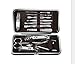 Professional Nail Kit - Stainless Multifunction tools Suitable for Manicure Pedicure, ALNA Upgrade Grooming Kit with Leather Case Gift primary