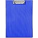 MyLifeUNIT Clipboard Folder with Pocket, Clipboard Padfolio File Folder, Letter Size or A4 Size (Blue)