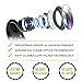 SVIT Phone Camera Lens Kit - 5 in 1 Optical Glass Mobile Attachment Set - 2X Zoom Telephoto, 198 Fisheye, 0.63X Wide Angle, 15X Macro, CPL Filter and Universal Clip Adapter for Cell Phones and Tablets