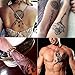 Kotbs 24 Sheets Full Arm Temporary Tattoo, Large Arm Sleeve Tattoo Waterproof Temporary Tattoos for Women Men Body Art Tattoo Sticker Fake Tattoo