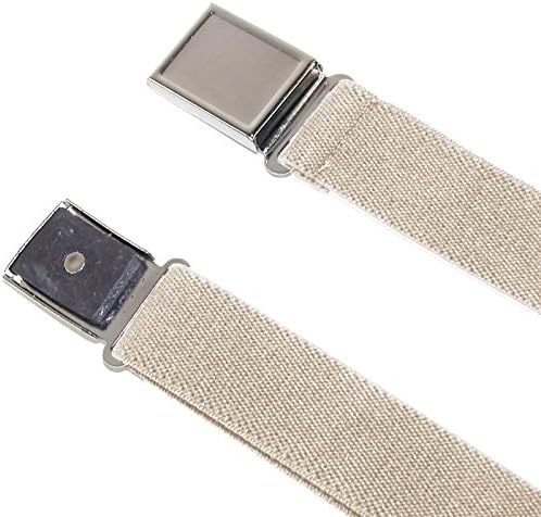Jackster Boys 1" Elastic Adjustable Belt w/ Magnetic Buckle (Natural)