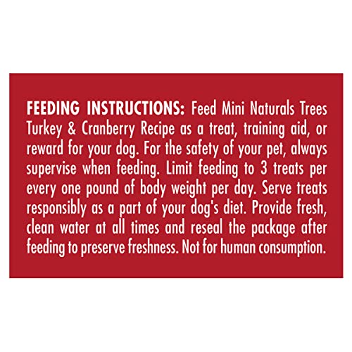 ZUKE’S MINI NATURALS DOG TRAINING TREATS FOR DOGS OF ALL SIZES, PET TREATS MADE WITH REAL TURKEY AND CRANBERRY, 5 OZ. RESEALABLE POUCH – 5 OZ. BAG