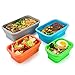 KUUK Collapsible Silicone Food Container - Large Size (28 oz), 3 Pack