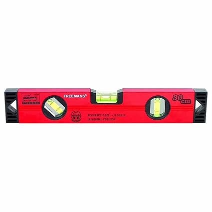 Freemans Aluminium Spirit Level W/Magnet 30 Cm