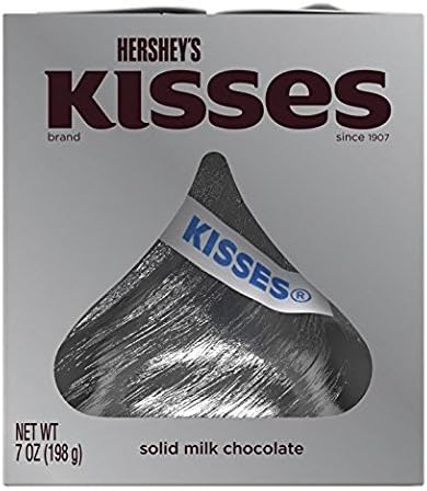2 pack - Giant Hershey Kiss Milk Chocolate Candy, 7 Ounce each, 2 Kisses