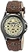 Timex Women's T47042 Expedition Metal Field Olive/Brown Leather Strap Watch