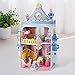 CubicFun Dollhouse 3D Puzzle DIY Kit Toys with Furniture,Fairytale Castle