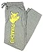 Pokemon Pikachu Mens Lounge Pants Gray (Small)