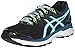ASICS Women's GT-2000 4 Running Shoe, Black/Pool Blue/Flash Yellow, 7.5 M US
