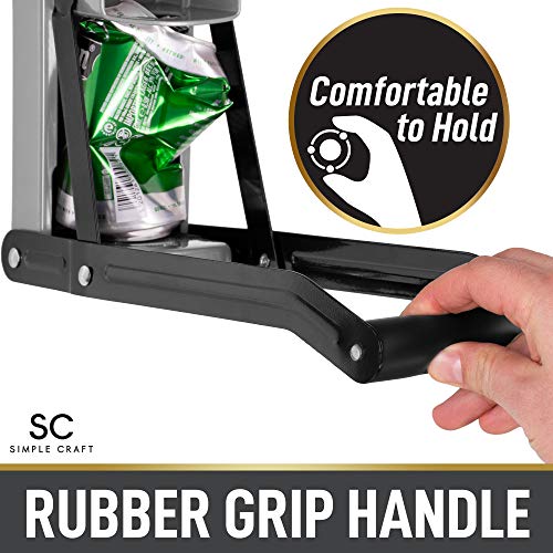 Simple Craft 1216 oz Can Crusher Metal Can Crusher Wall Mounted With