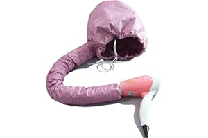 Foldable Hair Dryer Cap, Portable Soft Hair Drying Salon Cap with Heat for Hair Treatment, Beauty Steamer, and Haircare