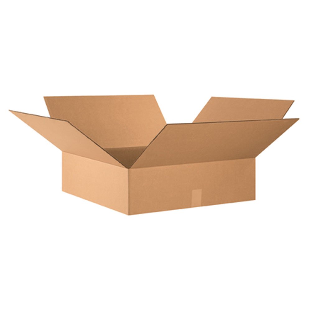 Aviditi 24247 Flat Corrugated Cardboard Box 24