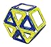 Magformers Classic 14 Pieces, Yellow, Blue, Educational Magnetic Geometric Shapes Tiles Building STEM Toy Set Ages 3+