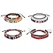 USA Annabel Friendship 7 Chakra Tribal Leather Bracelet for Women Men - 10PCS Wooden Bead Hemp Rope Boho Wood Hemp Bracelet Wristband
