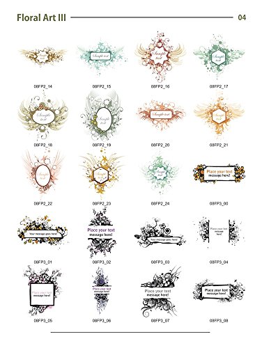 Floral 1-3 Backgrounds MEGA Bundle-Vector Art Images-Grunge Floral, Abstract Flower Graphic Design DVD