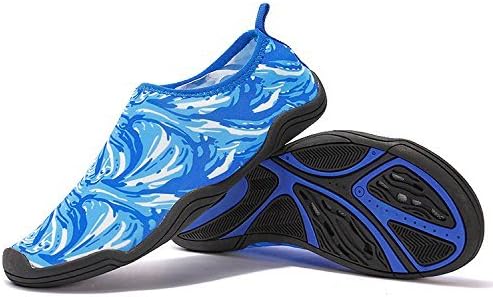 WallyDeals Women Barefoot Quick-Dry Water Shoes Swim Dive Shoe Blue