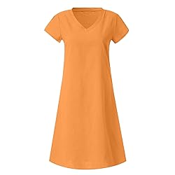 My Recent Orders Women's Summer Cotton Linen Dress