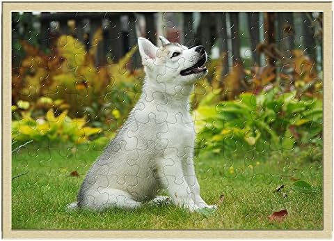 Personalized Jigsaw Puzzle Custom Photo Print Puzzles with Wooden Photo Frame for Kids Adult,120 Pieces A4 Size