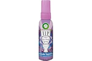 Airwick VIPOO Toilet Pre-Poop Spray, Lavender Scent, 55 ml