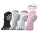 DubeeBaby Yoga Socks, Women’s Non Slip Anti-Skid Pilate Grip Socks(SUN SERIES)