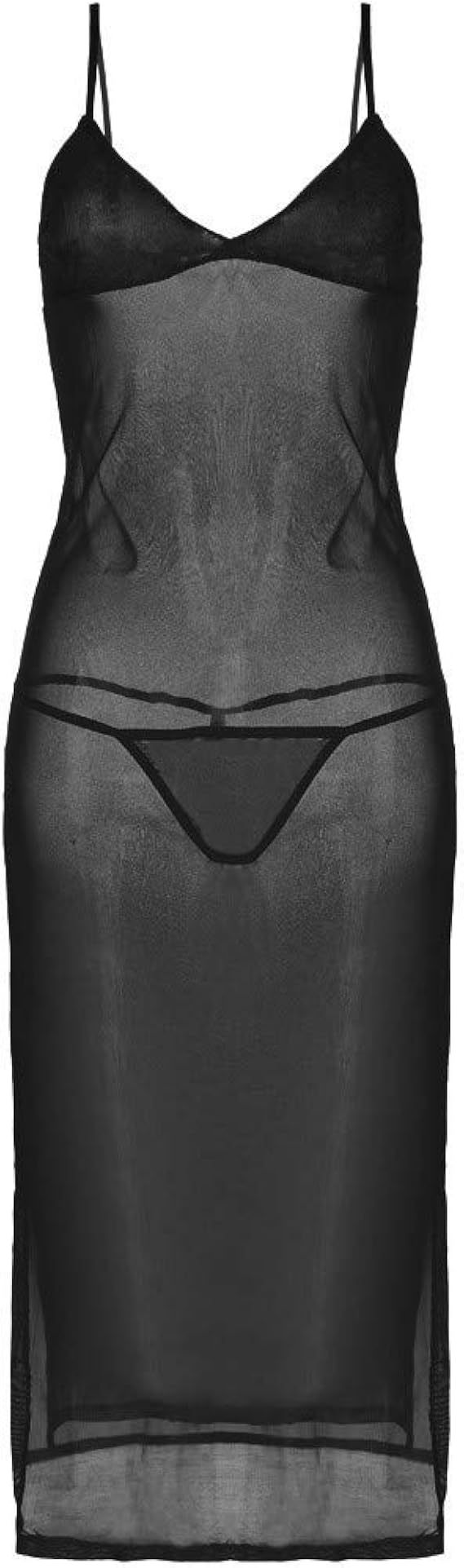 Amazon Co Jp ランジェリー ネグリジェ ロングスリップ 下着 女性 ベビードール Tバック付き インナーワンピース ロングドレス マキシ丈 ペチコート ルームウェア 薄手 通気 伸缩 吸汗速乾 体型カバー 無地 透ける 女性用 部屋着 パジャマ キャミソールワンピース 服