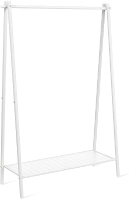 Burro de Ropa, Estructura de Acero, 92,5 x 33,5 x 153 cm