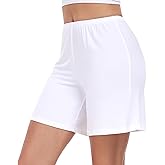 MANCYFIT Pettipants for Under Dresses Womens Bloomers Flat Edge Culottes Slips Shorts