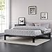 ZINUS Arnav Metal Platform Bed Frame, Wood Slat Support, No Box Spring Needed, Easy Assembly, Black, Twin