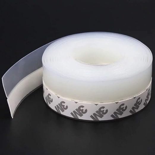 Silicone Seal Strip,8M/26ft Door Strip Bottom for Doors Silicone