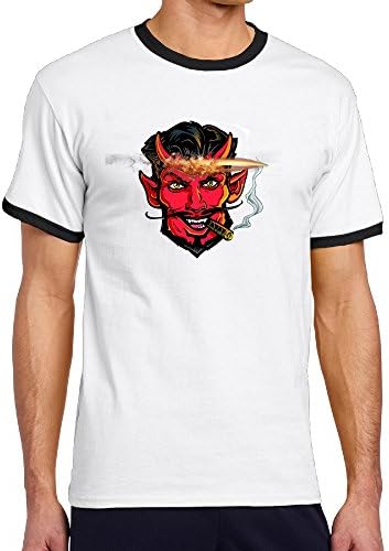 Lxiaqujin Heavy Smoker Men's Colour Short-sleeved T-shirts