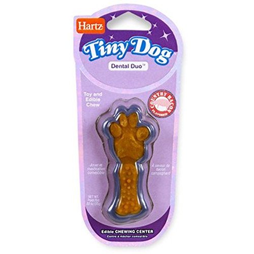 Hartz Tiny Dog Dental Duo Dog Toy Edible Chew Combo [Set of 3]