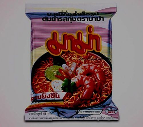 (55 Gx6 PCS) MAMA TOM YUM KUNG-THAI INSTANT NOODLES SPICY SHRIMP BEST FLAVOUR SOUP FOOD