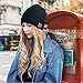 Bluetooth Beanie, Wireless Bluetooth Hat, Double Knit Music Beanie Men & Women, Built-in Microphone & Fully Washable, Gift for Winter Birthday Christmas Day Thanksgiving Day