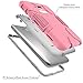 Hocase Galaxy Tab E Lite 7.0 (2016) Case, Rugged Heavy Duty Kids Proof Protective Case for Galaxy Tab E Lite 7.0 SM-T113NDWAXAR/SM-T113NYKAXAR - Light Pink/Grey