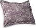 Amazon Brand – Pinzon Lightweight Cotton Flannel Sham - Standard, Floral Lavender