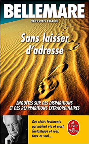 Sans Laisser D Adresse Amazon Fr Bellemare P Livres
