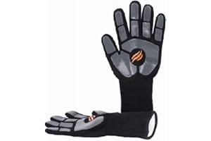 Blackstone 5558 Griddle Gloves with Silicone Palm Pads - Heat Resistant up to 500 Degrees, Easy Grip for Indoor and Outdoor Cooking, Grilling, Baking, Fire Pit, Fryer, Oven, One Size, Black/Grey