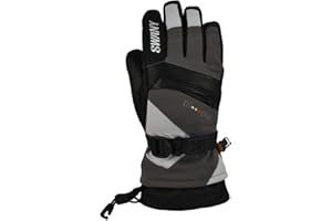 Swany Junior X-Change Sports Moisture-Wicking Quick-Drying Warm Durable Flexible Leather Winter Gloves