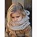 Girl Winter Hat Scarf Knit Warm Earflap Hat Caps for Kids as
