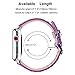 iiteeology Compatible with Apple Watch Band 38mm 40mm 42mm 44mm, Christmas Sparkly 3D Glitter Bling Leather iWatch Band for Apple Watch Series 4/3/2/1 Women Girls (Purple, 38mm)
