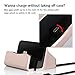 USB C Charger Dock Station, FanTEK Charging Desktop for Honor Note 8, LG V20, HTC 10, Motorola Moto Z, Nubia Z11, LG G5 SE, HTC Bolt/Lifestyle/evo, Lenovo ZUK Z1/Z2/Z2 Pro (Rose Gold)