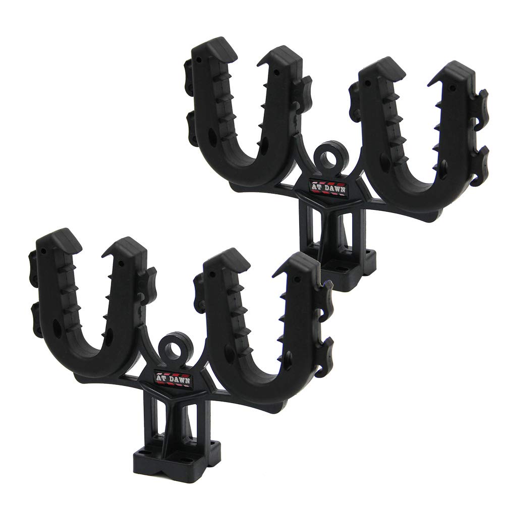 Gun Mount ATV Rack Grip Rifle Holder UTV Double Bows Shotgun Hunting