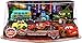 Disney / Pixar CARS Movie Exclusive PVC Figurine Playset Lightning McQueen Pit Crew Includes Luigi, Guido, McQueen, Mater, Sarge Filmore