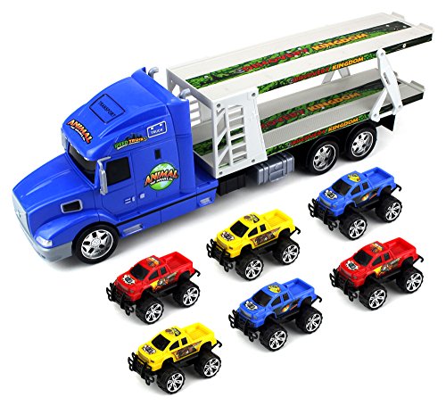 the animal toy truck