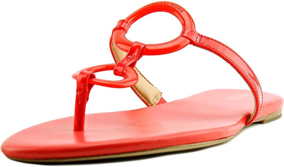 red flip flop sandals