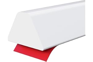 Risunpet 67 Inch Collapsible Shower Water Dam, Shower Threshold Water Dam Shower Barrier, Dry and Wet Separation Door Dam Water Stopper Kitchen Shower Threshold Silicon Water Blocker(Mini Trapezoid)